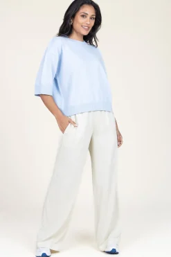 Shop Bella Dahl Tencel Wide Leg Pants Iris | Beige... | | Little Soho