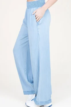 Fashion Bella Dahl Tencel Wide Leg Pants Iris | Blue... | | Little Soho