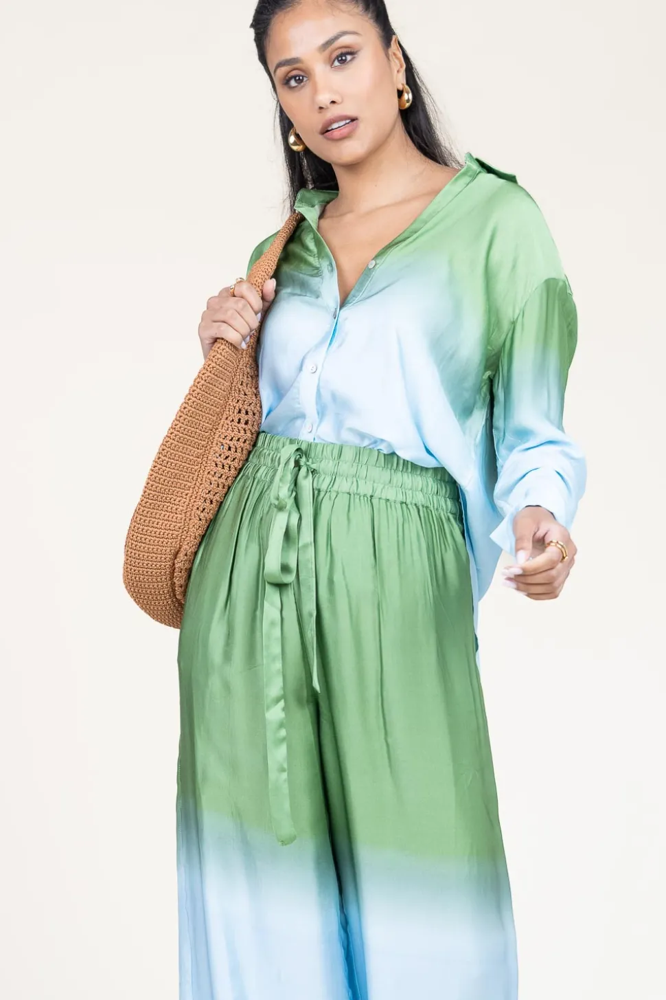 New Ibana Tie-Dye Blouse Talmy | Green... | | Little Soho