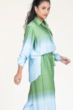 New Ibana Tie-Dye Blouse Talmy | Green... | | Little Soho