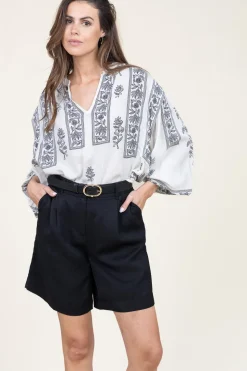 New Stella Forest Top With Balloon Sleeves Dorina | Natural... | | Little Soho