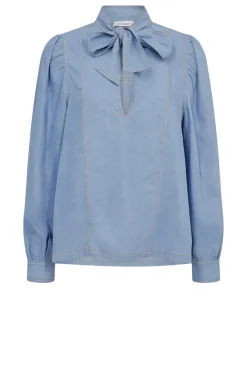 Outlet Co'Couture Top With Bow Detail Titus | Blue... | | Little Soho