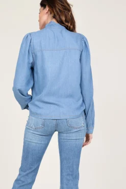 Outlet Co'Couture Top With Bow Detail Titus | Blue... | | Little Soho