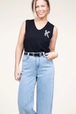 Clearance Kocca Top With Embroidery Bobfean | Black... | | Little Soho