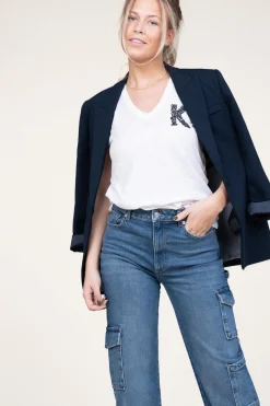 Sale Kocca Top With Embroidery Bobfean | White... | | Little Soho