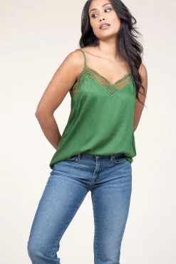 Cheap Stella Forest Top With Lace Phily | Green... | | Little Soho