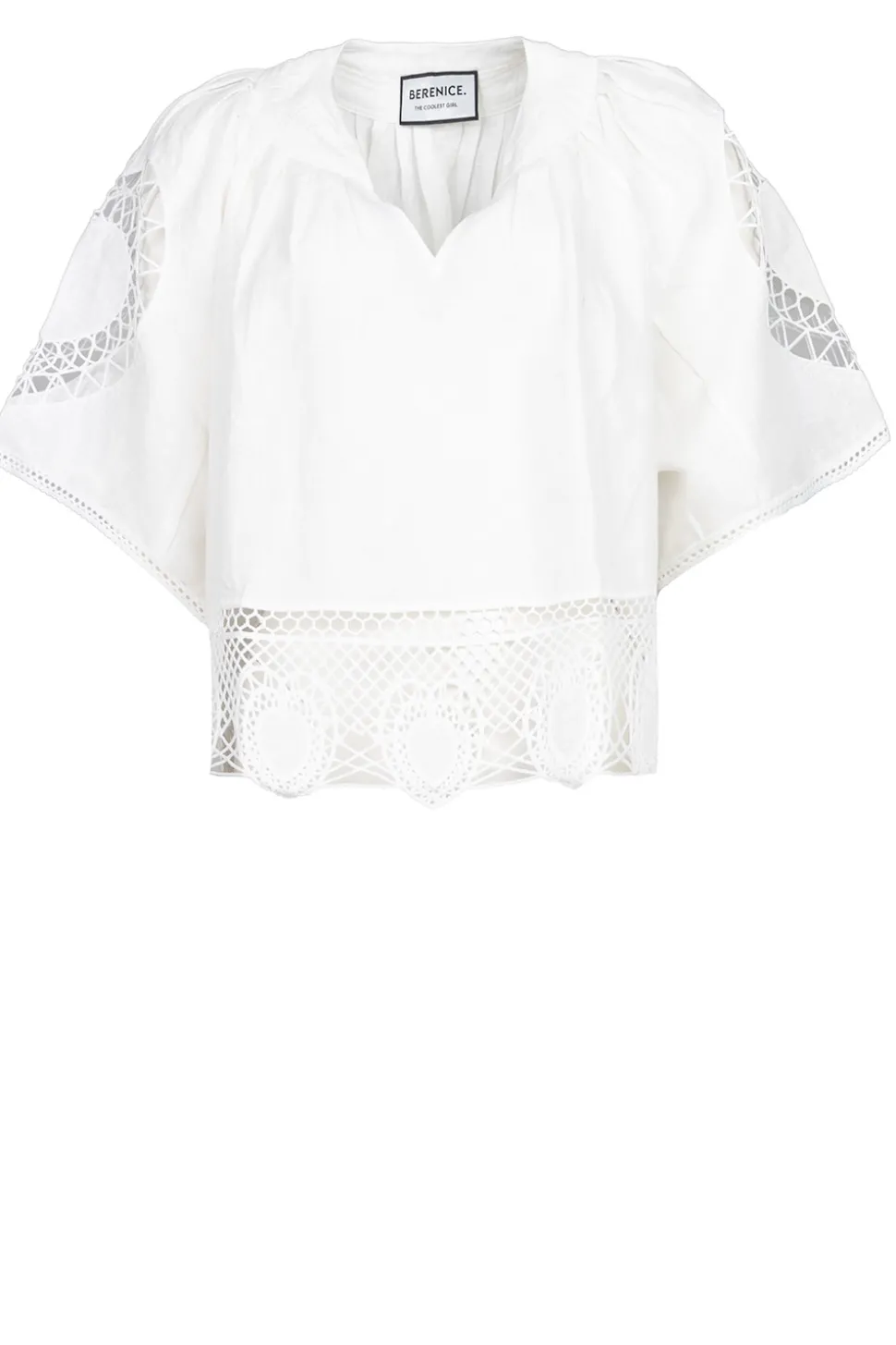 Hot Berenice Top With Openwork Details Talula | Natural... | | Little Soho