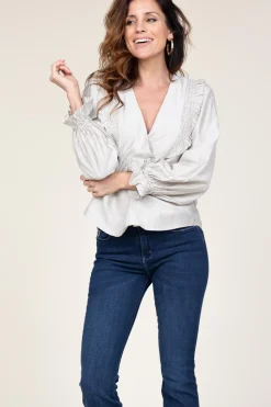 Hot Co'Couture Top With Ruffles Angus | Natural... | | Little Soho