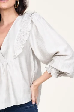 Hot Co'Couture Top With Ruffles Angus | Natural... | | Little Soho