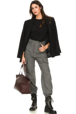 Outlet Copenhagen Muse Top With Shoulder Pads Grace | Black... | | Little Soho