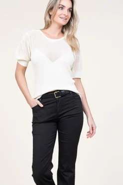 Best Aaiko Top With Transparant Top Ellen | Natural... | | Little Soho