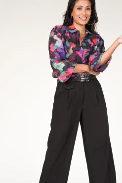 Fashion Dante 6 Transparant Blouse With Print Almira | Multi... | | Little Soho