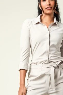 Best Sale D-ETOILES CASIOPE Travelwear Blouse Petite | Cement... | | Little Soho