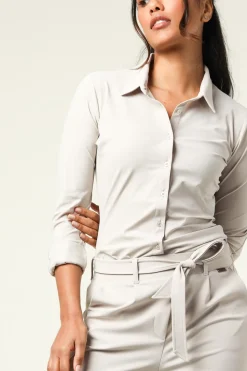 Best Sale D-ETOILES CASIOPE Travelwear Blouse Petite | Cement... | | Little Soho