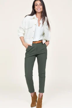 Hot D-ETOILES CASIOPE Travelwear Pants Antigura | Green... | | Little Soho