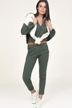 Hot D-ETOILES CASIOPE Travelwear Pants Antigura | Green... | | Little Soho