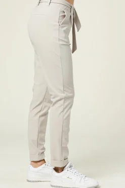 Clearance D-ETOILES CASIOPE Travelwear Pants With Tie Belt Antigua | Cement... | | Little Soho