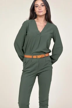 Flash Sale D-ETOILES CASIOPE Travelwear Top Aruby | Green... | | Little Soho
