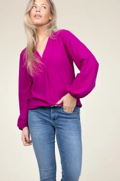 Online D-ETOILES CASIOPE Travelwear Top With V-Neck Arudy | Purple... | | Little Soho
