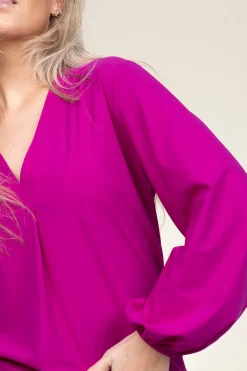 Online D-ETOILES CASIOPE Travelwear Top With V-Neck Arudy | Purple... | | Little Soho