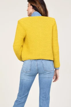 Sale ba&sh Tricot Cardigan Gaspard | Yellow... | | Little Soho