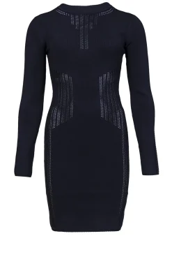 Online Patrizia Pepe Tricot Dress Natalia | Black... | | Little Soho