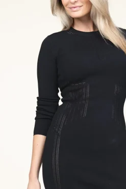 Online Patrizia Pepe Tricot Dress Natalia | Black... | | Little Soho