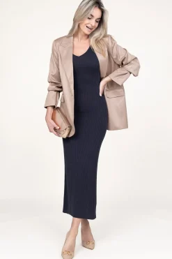 Online Herskind Tricot Maxi Dress Sugar | Grey... | | Little Soho