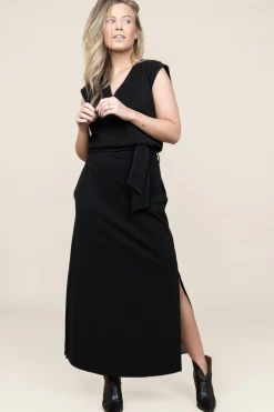 Discount D-ETOILES CASIOPE Tricot Maxi Dress With Lurex Gianni | Black... | | Little Soho