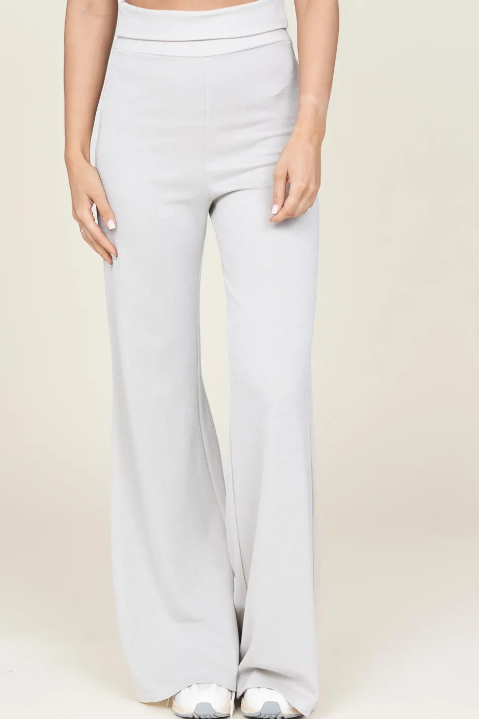 Discount D-ETOILES CASIOPE Tricot Pants With Lurex Fine | Natural... | | Little Soho