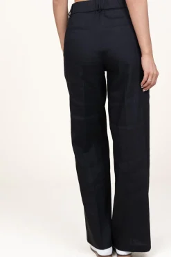 Fashion Dante 6 Trousers In Linen Blend Zach | Black... | | Little Soho