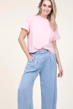 Best Sale ba&sh T-Shirt Rosie | Pink... | | Little Soho
