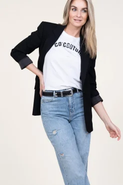 Flash Sale Co'Couture T-Shirt With Glitter Detail Coco | White... | | Little Soho