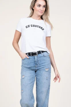 Flash Sale Co'Couture T-Shirt With Glitter Detail Coco | White... | | Little Soho
