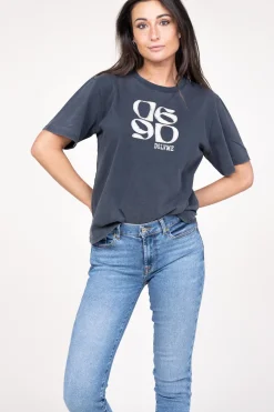 Hot Dante 6 T-Shirt With Logo Ashton | Black... | | Little Soho