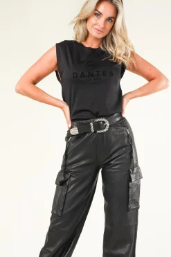 Store Dante 6 T-Shirt With Logo Bold | Black... | | Little Soho