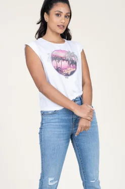 Cheap Liu Jo T-Shirt With Rhinestones Tangi | White... | | Little Soho