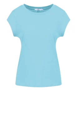 Cheap CC Heart T-Shirt With Round Neck Classic | Blue... | | Little Soho