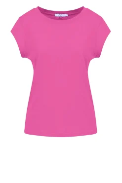 Shop CC Heart T-Shirt With Round Neck Classic | Berry... | | Little Soho