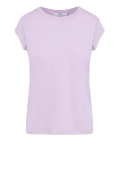Shop CC Heart T-Shirt With Round Neck Classic | Purple... | | Little Soho