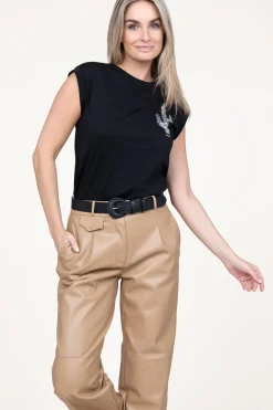 Clearance Kocca T-Shirt With Sequins Riben | Black... | | Little Soho