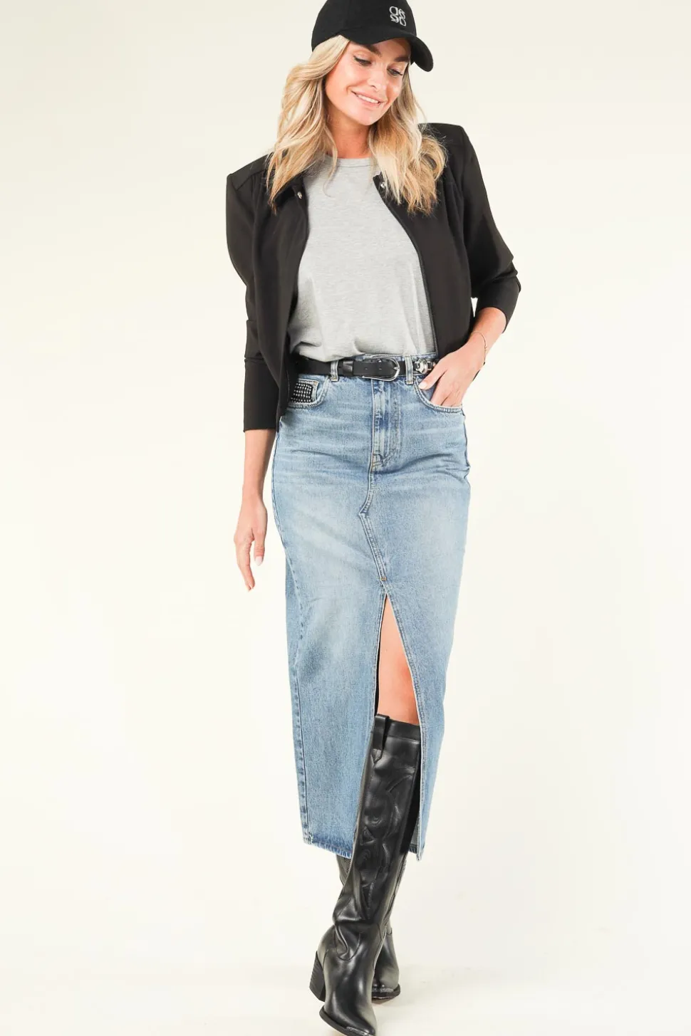 Best Sale Co'Couture T-Shirt With Shoulder Padding Eduarda | Grey... | | Little Soho