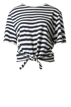 Store Suncoo T-Shirt With Tie Detail Marloz | Blue... | | Little Soho