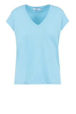 Best Sale CC Heart T-Shirt With V-Neck Vera | Blue... | | Little Soho