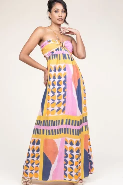 Fashion ba&sh Viscose Maxi Dress Molly | Pink... | | Little Soho