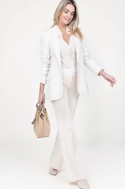 Best Sale Patrizia Pepe Viscose Tailored Blouse Nino | Natural... | | Little Soho