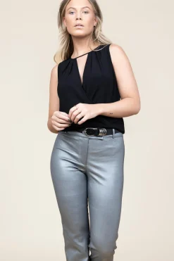 Sale Patrizia Pepe Viscose Top Liza | Black... | | Little Soho