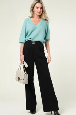 Clearance Dante 6 V-Neck Alpaca Sweater Rhoda | Green... | | Little Soho