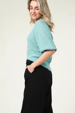 Clearance Dante 6 V-Neck Alpaca Sweater Rhoda | Green... | | Little Soho