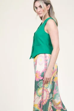 Fashion Suncoo Waistcoat Gally | Green... | | Little Soho